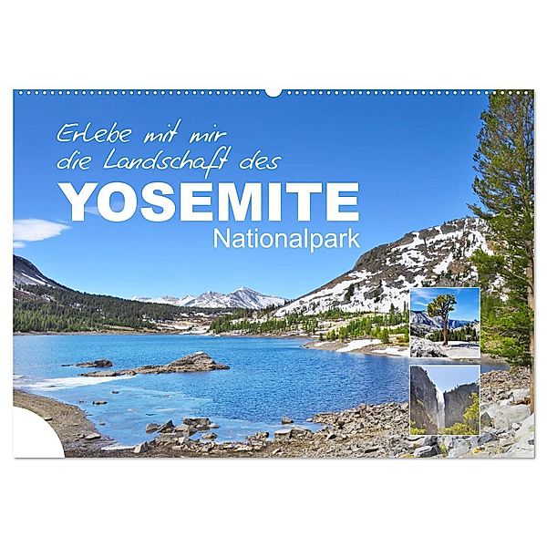 Erlebe mit mir die Landschaft des Yosemite Nationalpark (Wandkalender 2025 DIN A2 quer), CALVENDO Monatskalender, Calvendo, Nadine Büscher