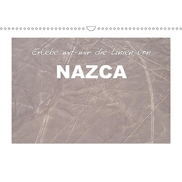 Erlebe mit mir die Linien von Nazca (Wandkalender 2021 DIN A3 quer), Nadine Büscher