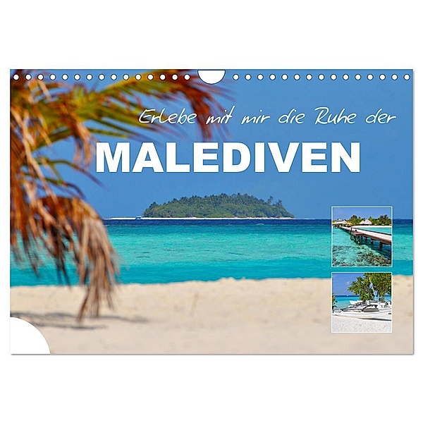 Erlebe mit mir die Ruhe der Malediven (Wandkalender 2025 DIN A4 quer), CALVENDO Monatskalender, Calvendo, Nadine Büscher