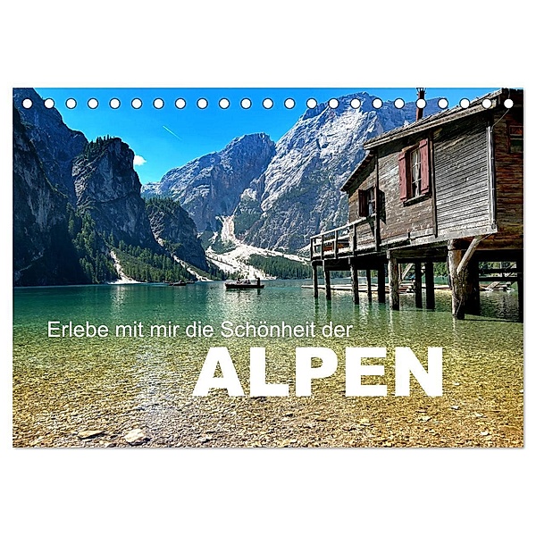 Erlebe mit mir die Schönheit der Alpen (Tischkalender 2024 DIN A5 quer), CALVENDO Monatskalender, Calvendo, Nadine Büscher