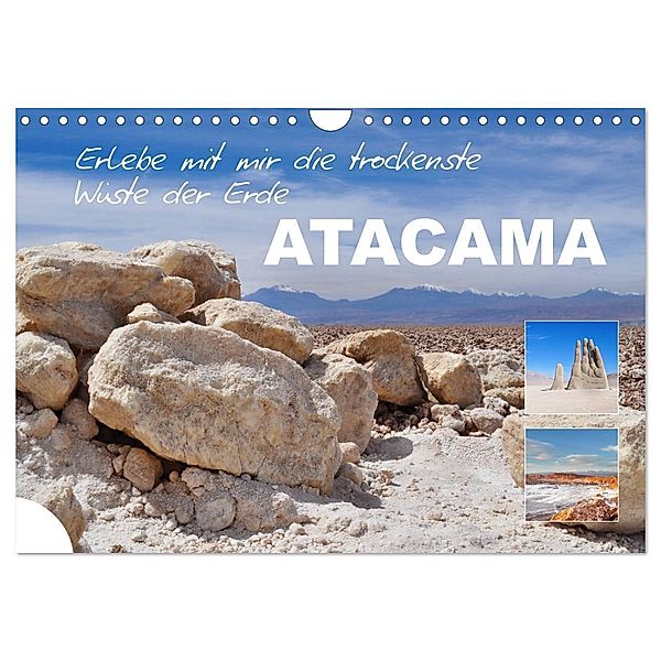 Erlebe mit mir die trockenste Wüste der Erde Atacama (Wandkalender 2025 DIN A4 quer), CALVENDO Monatskalender, Calvendo, Nadine Büscher