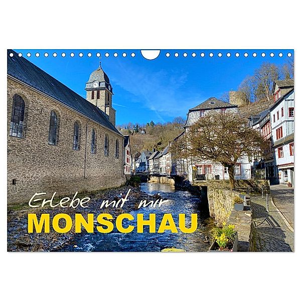 Erlebe mit mir Monschau (Wandkalender 2024 DIN A4 quer), CALVENDO Monatskalender, Nadine Büscher