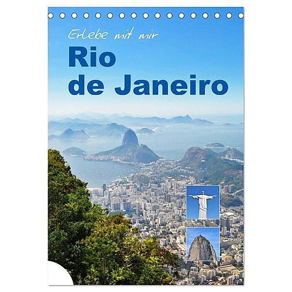 Erlebe mit mir Rio de Janeiro (Tischkalender 2025 DIN A5 hoch), CALVENDO Monatskalender, Calvendo, Nadine Büscher