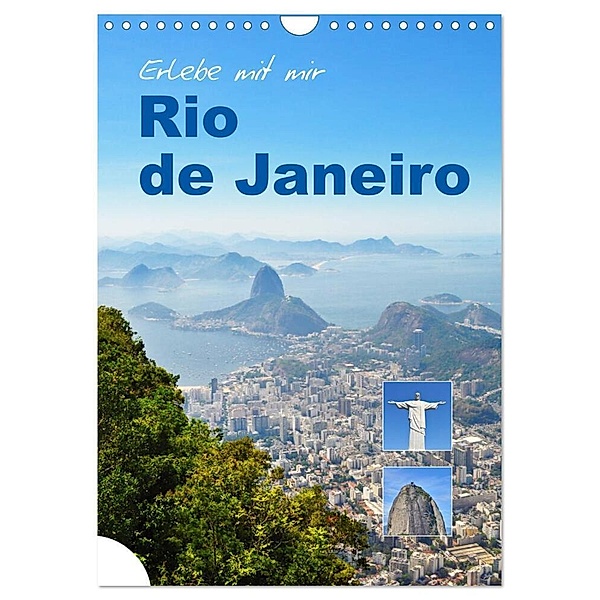 Erlebe mit mir Rio de Janeiro (Wandkalender 2024 DIN A4 hoch), CALVENDO Monatskalender, Nadine Büscher