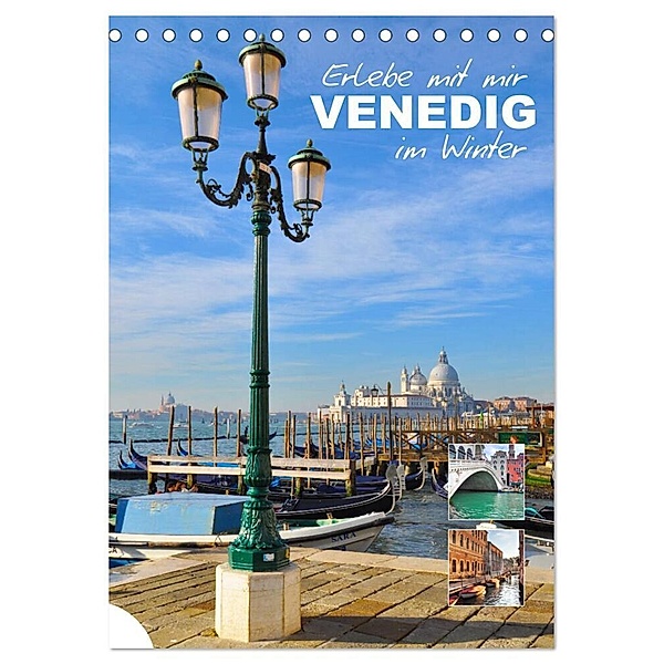 Erlebe mit mir Venedig im Winter (Tischkalender 2024 DIN A5 hoch), CALVENDO Monatskalender, Nadine Büscher