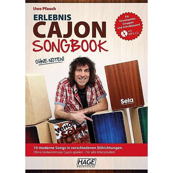 Erlebnis Cajon Songbook, m. MP3-CD, Uwe Pfauch