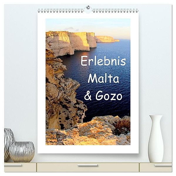 Erlebnis Malta & Gozo (hochwertiger Premium Wandkalender 2024 DIN A2 hoch), Kunstdruck in Hochglanz, Rabea Albilt