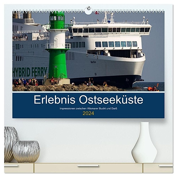 Erlebnis Ostseeküste - zwischen Wismarer Bucht und Darß (hochwertiger Premium Wandkalender 2024 DIN A2 quer), Kunstdruck in Hochglanz, Holger Felix