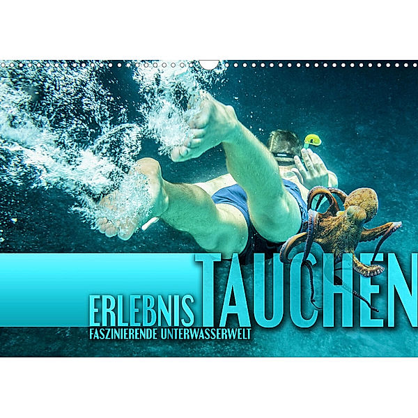 Erlebnis Tauchen - faszinierende Unterwasserwelt (Wandkalender 2023 DIN A3 quer), N N