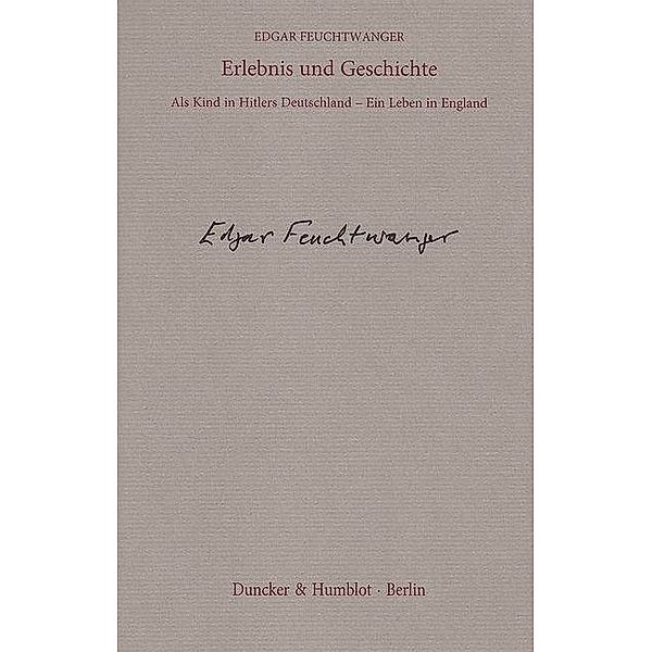 Erlebnis und Geschichte, Edgar Feuchtwanger