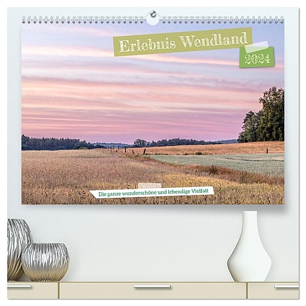 Erlebnis Wendland (hochwertiger Premium Wandkalender 2024 DIN A2 quer), Kunstdruck in Hochglanz, AkremaFotoArt