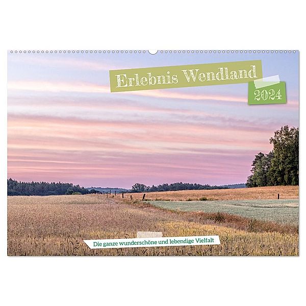 Erlebnis Wendland (Wandkalender 2024 DIN A2 quer), CALVENDO Monatskalender, AkremaFotoArt