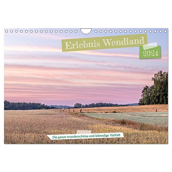Erlebnis Wendland (Wandkalender 2024 DIN A4 quer), CALVENDO Monatskalender, AkremaFotoArt