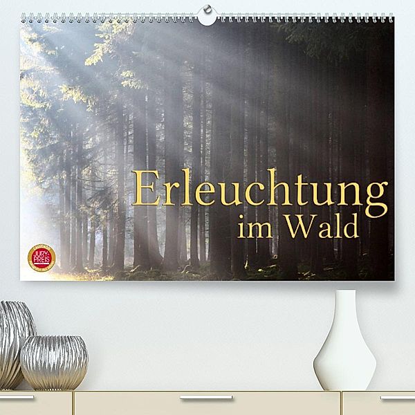 Erleuchtung im Wald (Premium, hochwertiger DIN A2 Wandkalender 2023, Kunstdruck in Hochglanz), Martina Cross