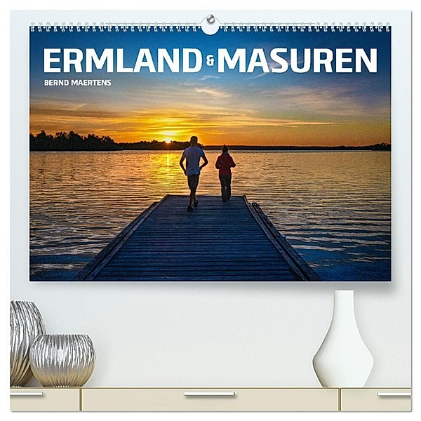 ERMLAND MASUREN (hochwertiger Premium Wandkalender 2024 DIN A2 quer), Kunstdruck in Hochglanz, Bernd Maertens
