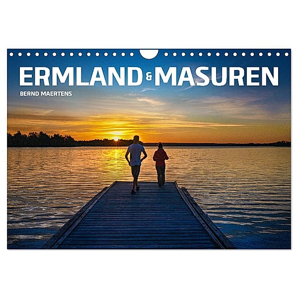 ERMLAND MASUREN (Wandkalender 2024 DIN A4 quer), CALVENDO Monatskalender, Bernd Maertens