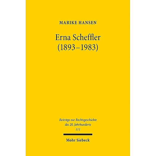 Erna Scheffler (1893-1983), Marike Hansen