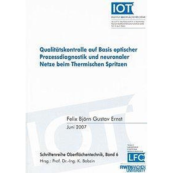 Ernst, F: Qualitätskontrolle auf Basis optischer Prozessdiag, Felix B Ernst