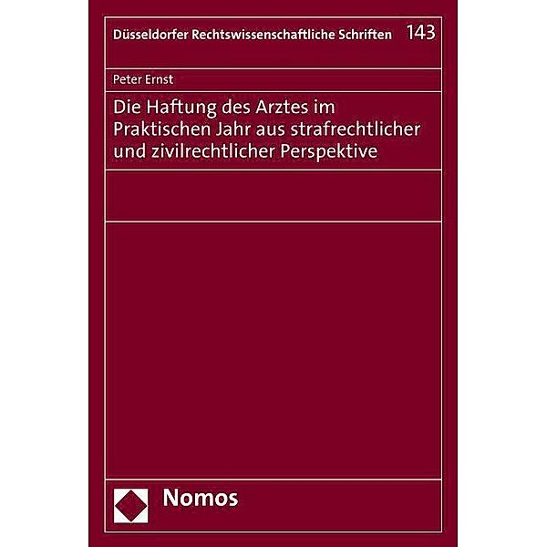 Ernst, P: Haftung des Arztes im Praktischen Jahr, Peter Ernst