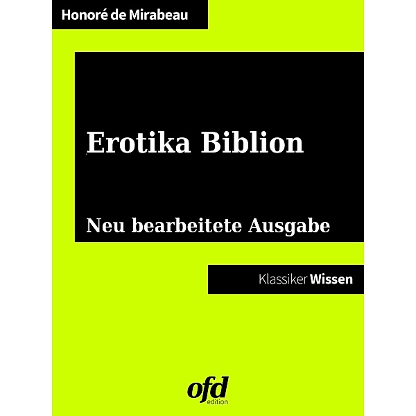 Erotika Biblion, comte de Mirabeau de Riqueti