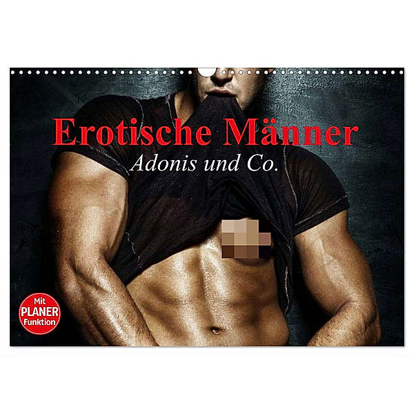 Erotische Männer. Adonis und Co. (Wandkalender 2024 DIN A3 quer), CALVENDO Monatskalender, Elisabeth Stanzer