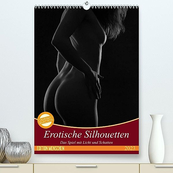Erotische Silhouetten (Premium, hochwertiger DIN A2 Wandkalender 2023, Kunstdruck in Hochglanz), ralf kaiser