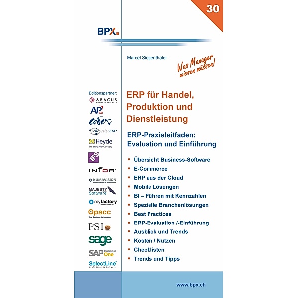 ERP für Handel, Produktion und Dienstleistung, Marcel Siegenthaler
