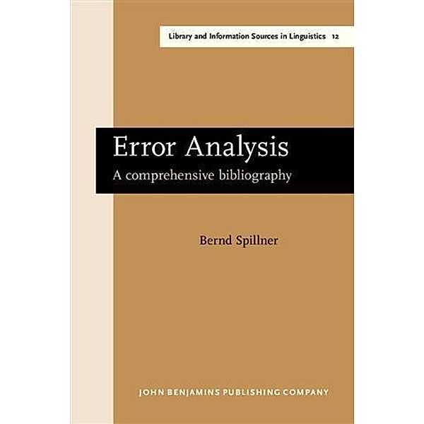 Error Analysis, Bernd Spillner