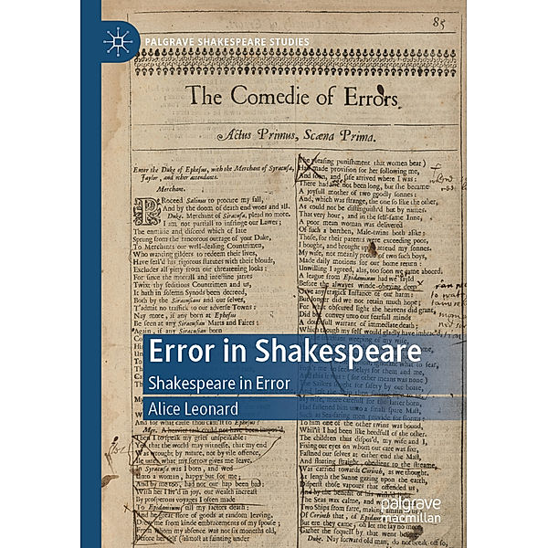 Error in Shakespeare, Alice Leonard