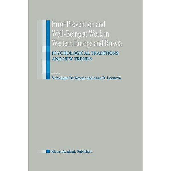 Error Prevention and Well-Being at Work in Western Europe and Russia