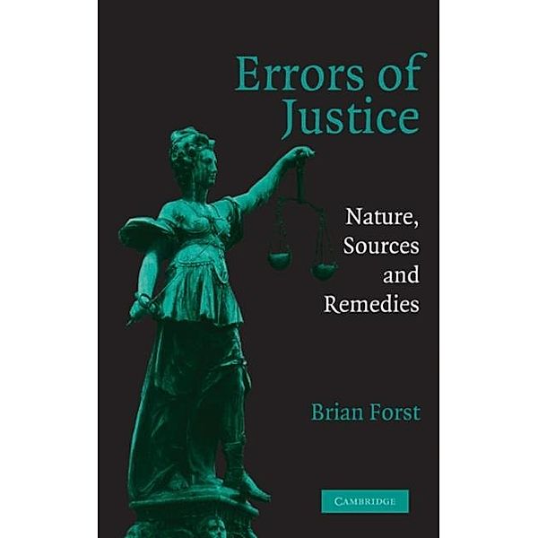 Errors of Justice, Brian Forst