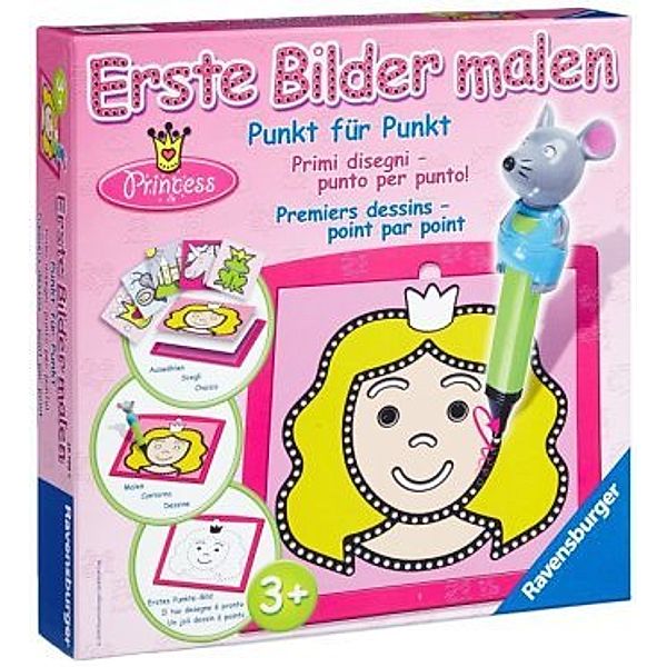 Erste Bilder malen - Punkt für Punkt, Princess