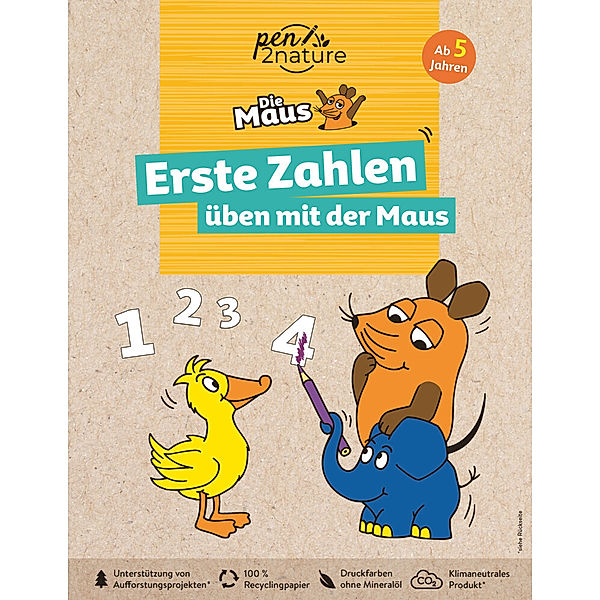 Erste Zahlen üben mit der Maus. Für Kinder ab 5 Jahren, pen2nature