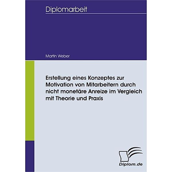 Erstellung eines Konzeptes zur Motivation von Mitarbeitern durch nicht monetäre Anreize im Vergleich mit Theorie und Praxis, Martin Weber