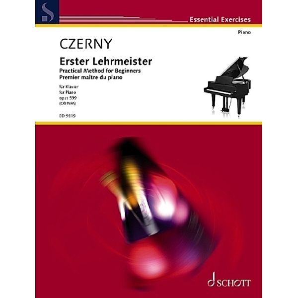 Erster Lehrmeister op.599, für Klavier, Carl Czerny