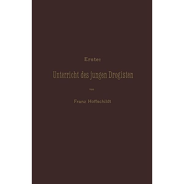 Erster Unterrieht des jungen Drogisten, NA Hoffschildt, NA Drechsler