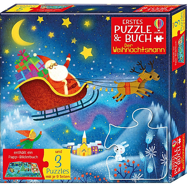 Usborne Verlag Erstes Puzzle & Buch: Der Weihnachtsmann, Kate Nolan
