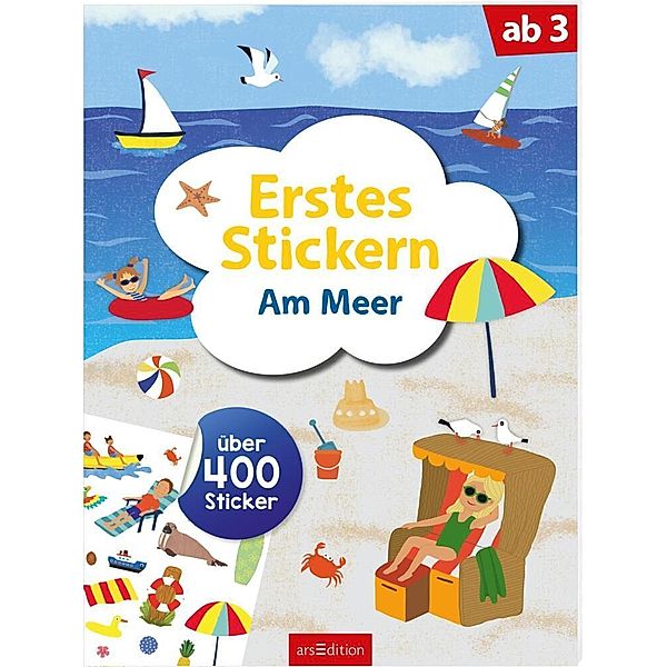 Erstes Stickern - Am Meer