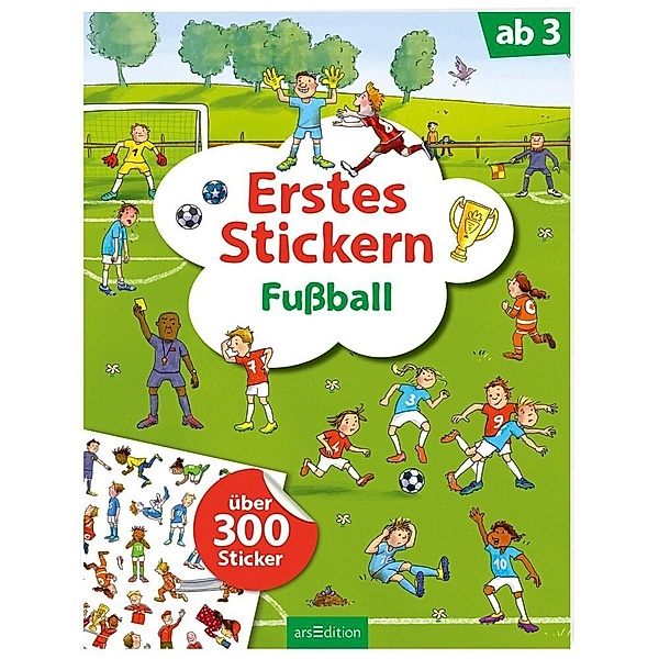 Erstes Stickern - Fußball