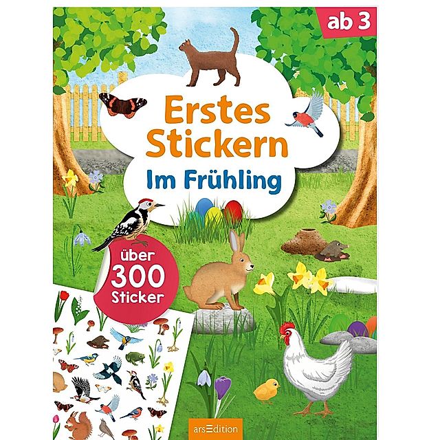 Erstes Stickern - Im Frühling Buch versandkostenfrei bei Weltbild.de  bestellen