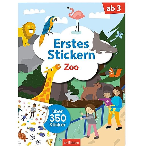 Erstes Stickern - Zoo