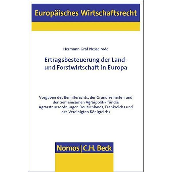 Ertragsbesteuerung der Land- und Forstwirtschaft in Europa, Hermann Graf Nesselrode