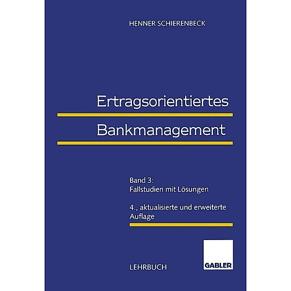 Ertragsorientiertes Bankmanagement, Henner Schierenbeck