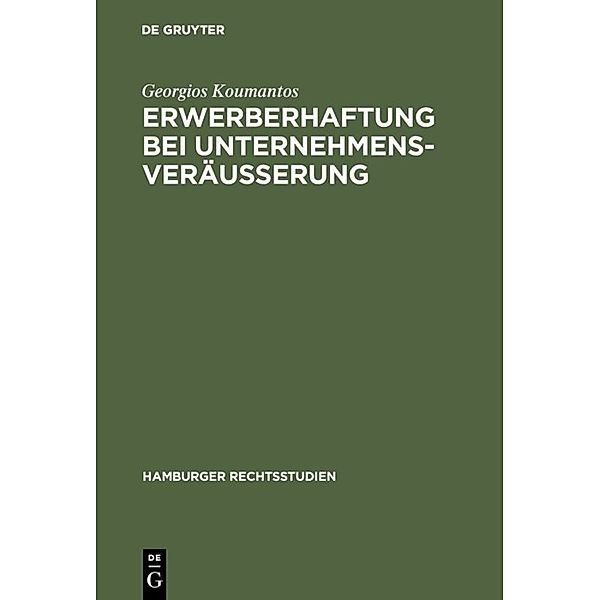 Erwerberhaftung bei Unternehmensveräußerung, Georgios Koumantos