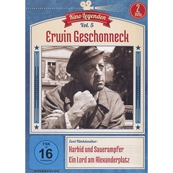 Erwin Geschonneck - Karbid und Sauerampfer / Ein Lord am Alexanderplatz - Kino-Legenden Vol. 5 - 2 Disc DVD, Frank Beyer, Hans Oliva, Kurt Belicke, Günter Reisch