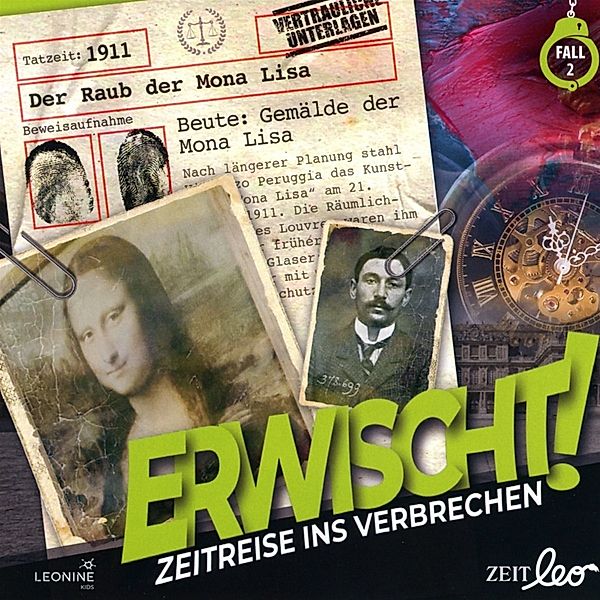 Erwischt! Zeitreise ins Verbrechen - Der Raub der Mona Lisa,1 Audio-CD, Diverse Interpreten