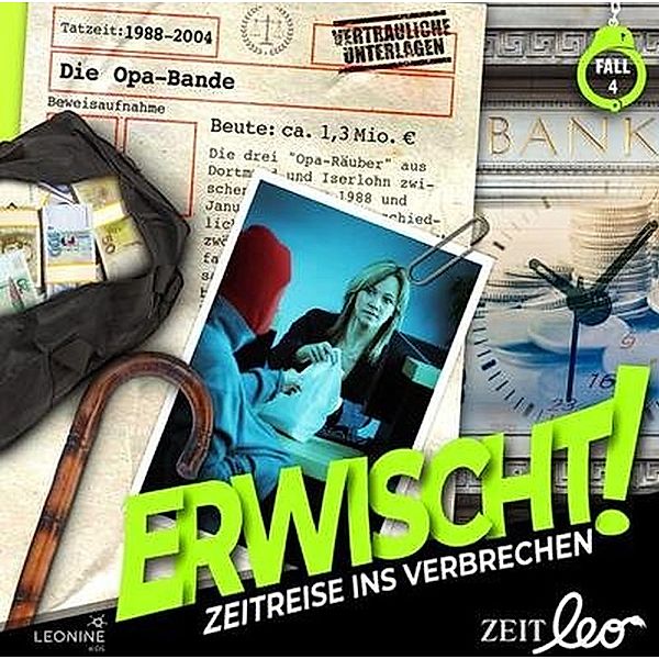 Erwischt! Zeitreise ins Verbrechen -Die Opa-Bande,1 Audio-CD, Diverse Interpreten