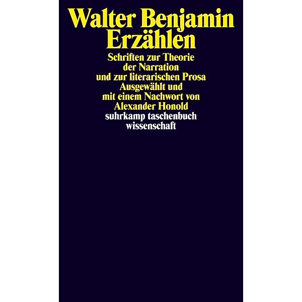 Erzählen, Walter Benjamin