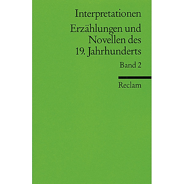 Erzählungen und Novellen des 19. Jahrhunderts.Bd.2