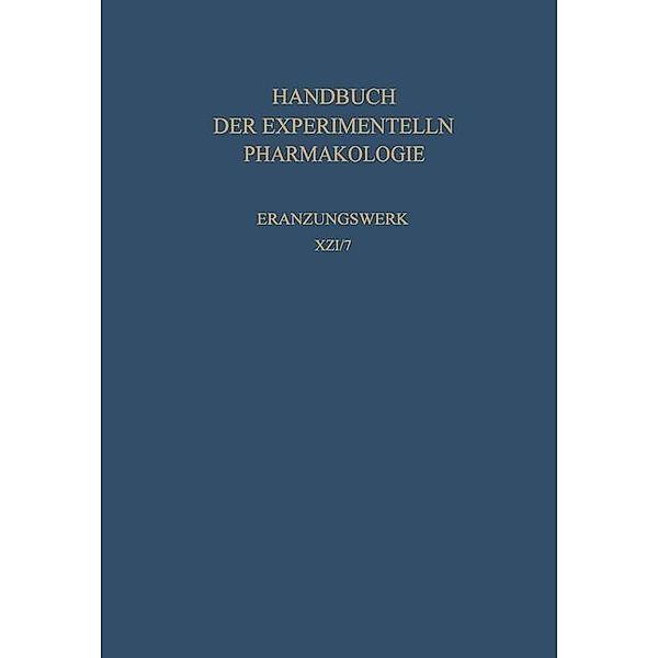 Erzeugung von Krankheitszuständen durch das Experiment / Handbuch der Experimentellen Pharmakologie Bd.16, Christof Stumpf, Hellmuth Petsche
